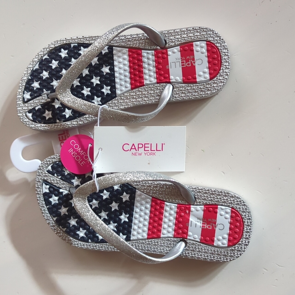 New Capelli Flip Flops Kids 12-13